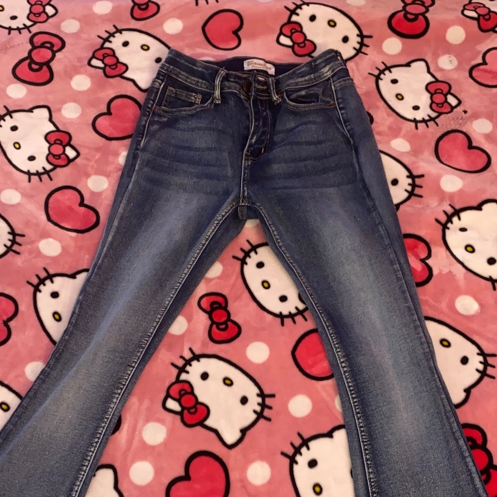 BAMBOO Flare Women's Jeans in Blue